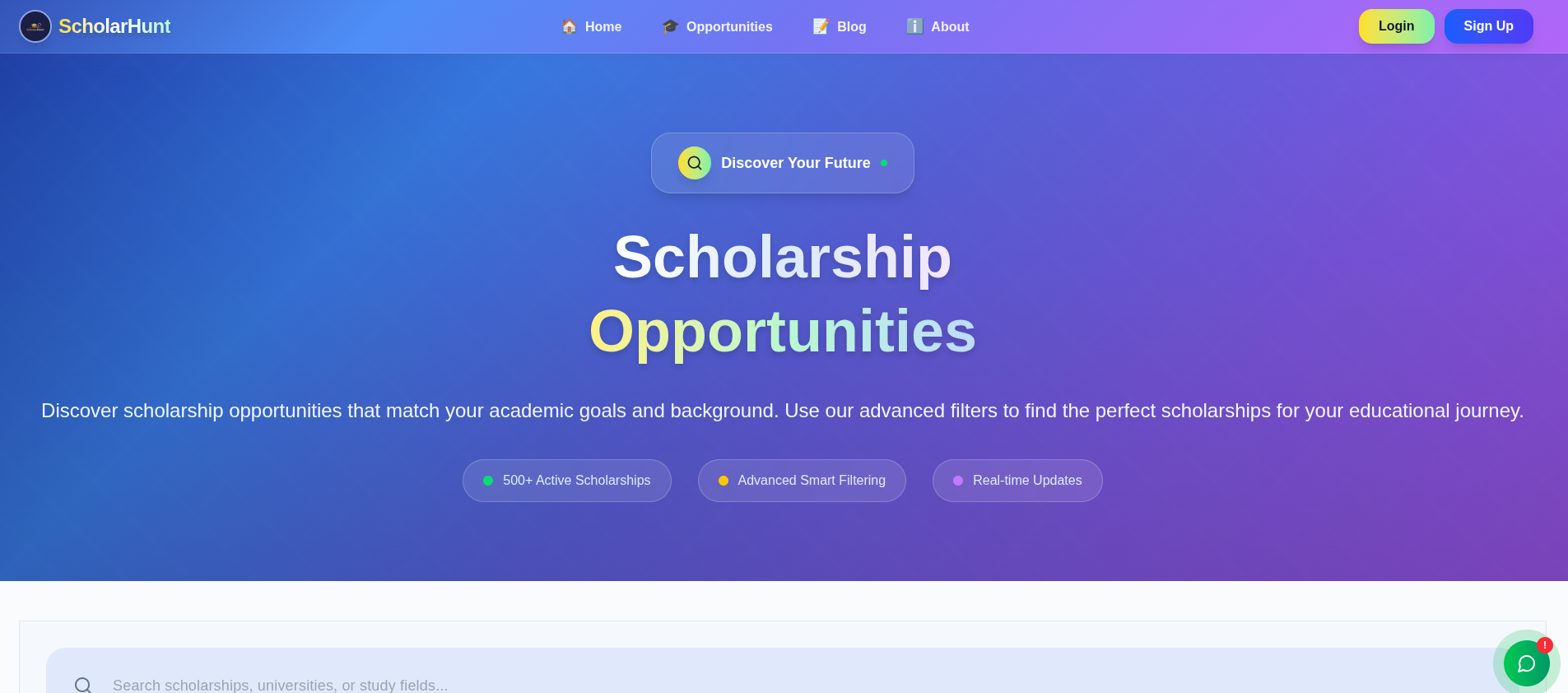ScholarHunt Platform